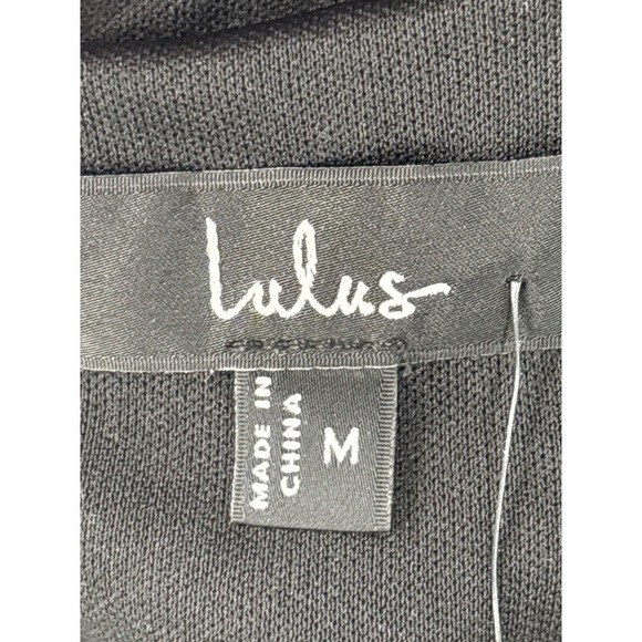 Lulus Still the One Black Floral Print Satin Maxi Dress Size M NWT - Picture 8 of 12